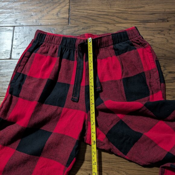 Old Navy pajama joggers pants red buffalo plaid size XS tall - Picture 5 of 12